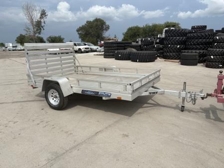 Used 2018 Aluma 7810ES Utility Trailer