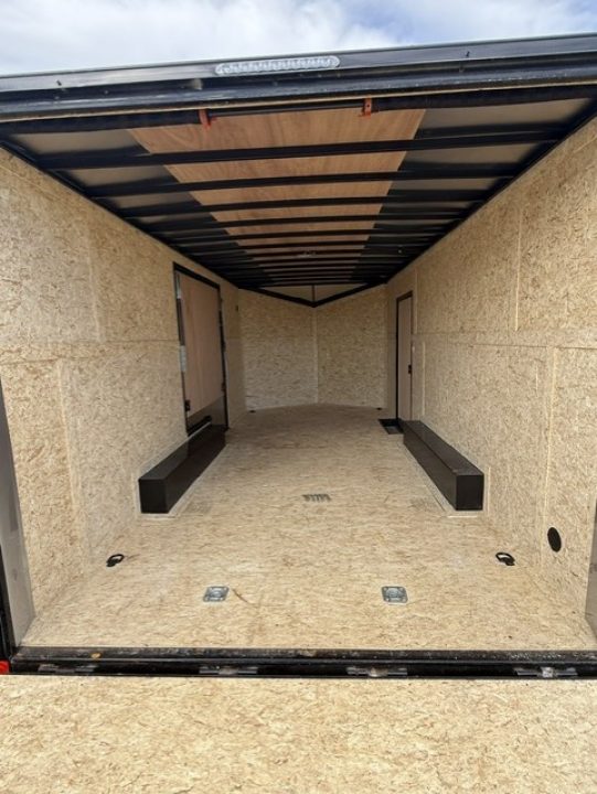 Used 2023 Formula Trailers CONQUEST 8.5x18 BLACKOUT w. UTV ESACPE DOOR Cargo / Enclosed Trailer