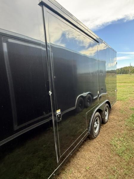 Used 2023 Formula Trailers CONQUEST 8.5x18 BLACKOUT w. UTV ESACPE DOOR Cargo / Enclosed Trailer