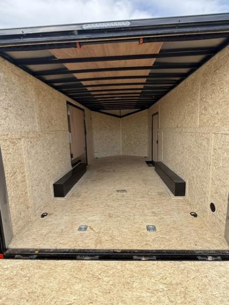Used 2023 Formula Trailers CONQUEST 8.5x18 BLACKOUT w. UTV ESACPE DOOR Cargo / Enclosed Trailer