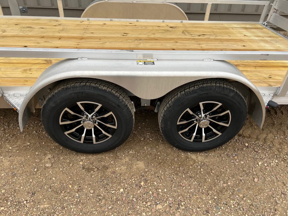 New 2026 H&H Trailers 16' Tandem Aluminum Utility Utility Trailer