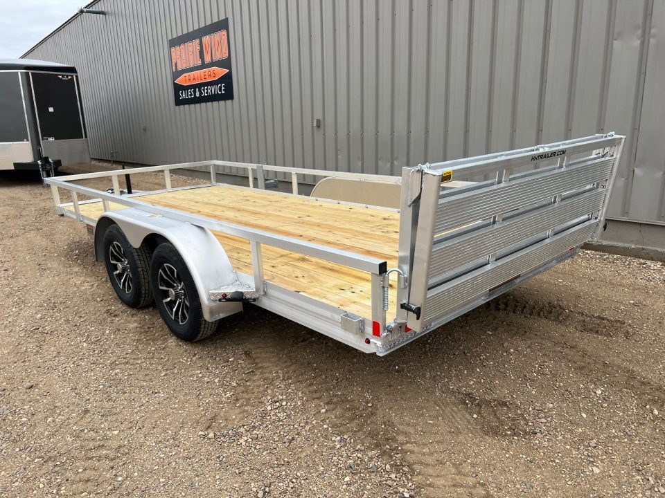 New 2026 H&H Trailers 16' Tandem Aluminum Utility Utility Trailer