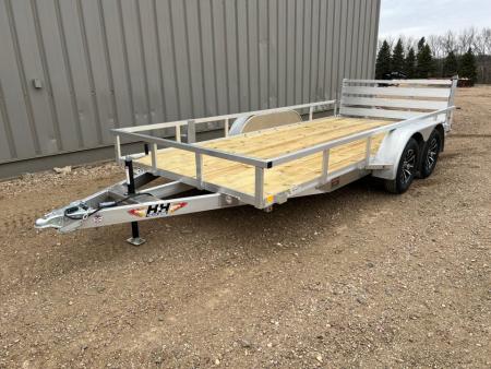 New 2026 H&H Trailers 16' Tandem Aluminum Utility Utility Trailer