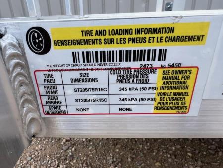 New 2026 H&H Trailers 16' Tandem Aluminum Utility Utility Trailer