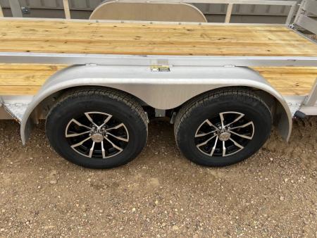 New 2026 H&H Trailers 16' Tandem Aluminum Utility Utility Trailer