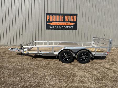 New 2027 H&H Trailers 14' Tandem Aluminum Utility Trailer
