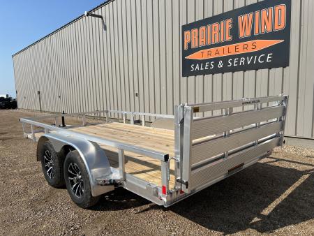 New 2027 H&H Trailers 14' Tandem Aluminum Utility Trailer