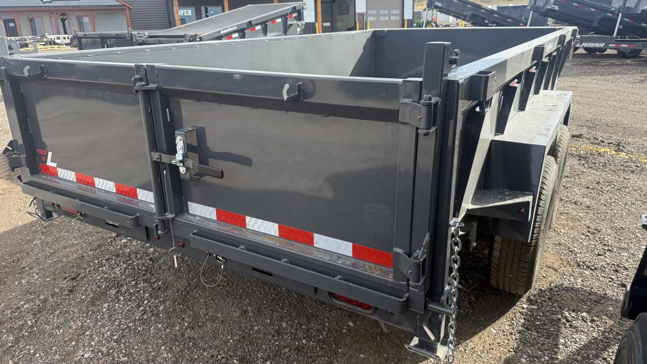 New 2027 Lamar 14' Telescopic Dump Trailer