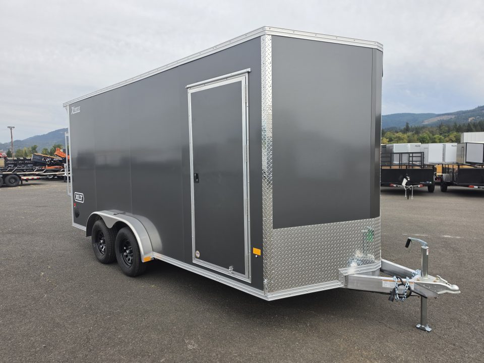 New 2027 ALCOM 7.5x16 XPRESS XLT Aluminum Enclosed Trailer w/ Upgrades 7K GVWR