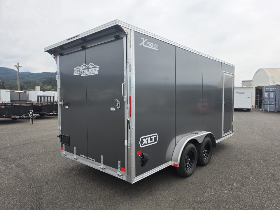 New 2027 ALCOM 7.5x16 XPRESS XLT Aluminum Enclosed Trailer w/ Upgrades 7K GVWR