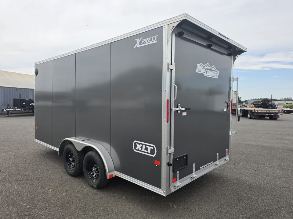New 2027 ALCOM 7.5x16 XPRESS XLT Aluminum Enclosed Trailer w/ Upgrades 7K GVWR