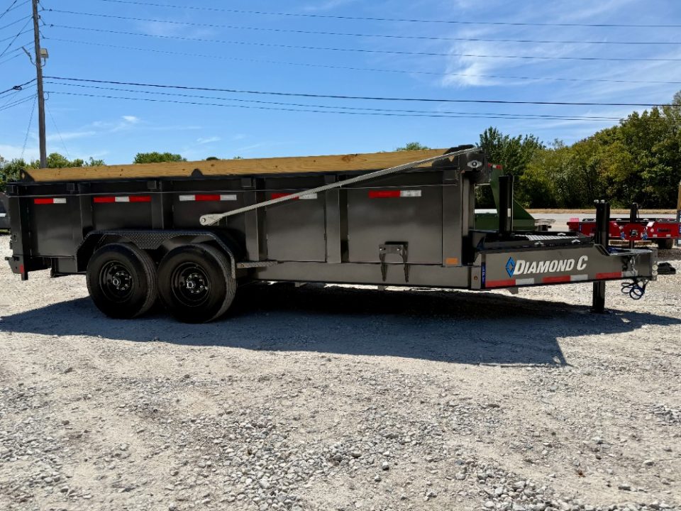 New 2027 Diamond C Trailers 15.5K LPT 207 Package 16'X82" Dump Trailer
