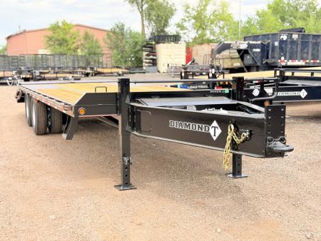 New 2027 Diamond T 8.5-25 Tandem Dual Deckover Pintle Equipment Hauler 25.9K GVWR