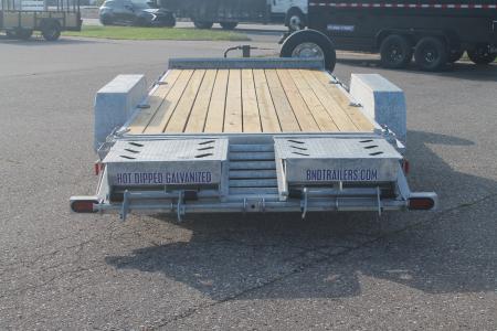 New 2027 BND Trailers GAL7X20EM 14K Equipment Trailer