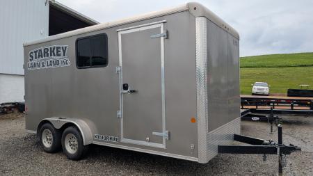 Used 2021 Car Mate 7 x 16 HD Custom Cargo Trailer w/ Ramp Door ( 84  INSIDE!!)