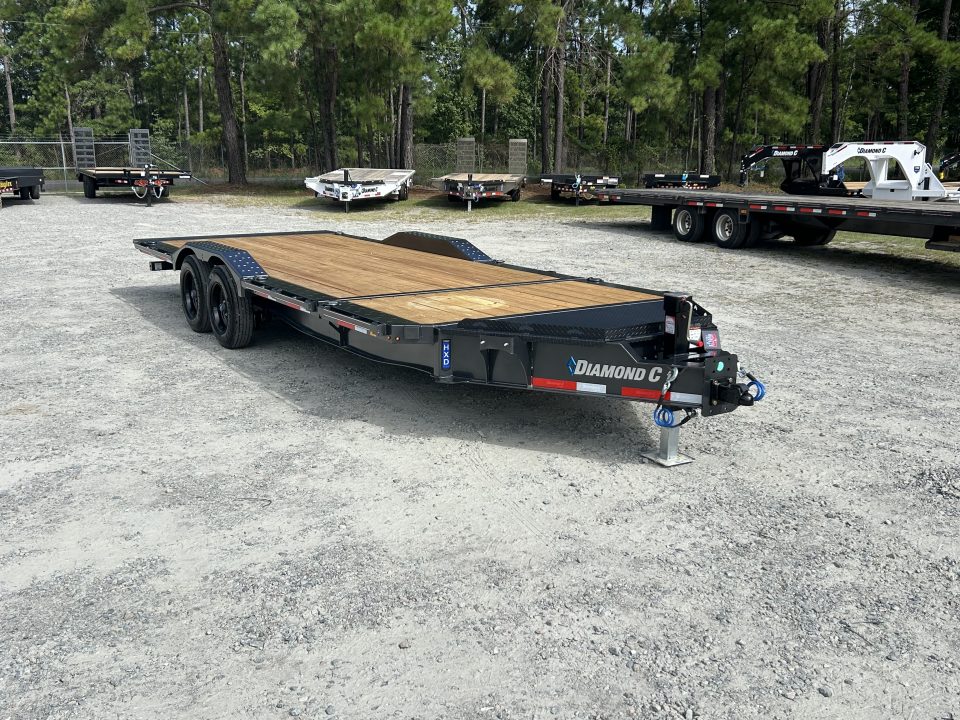 New 2027 Diamond C HXD Tilt Trailer, Drive Over Fender, Tilt Equipment Trailer with 8K Axles, (18ft + 4ft )