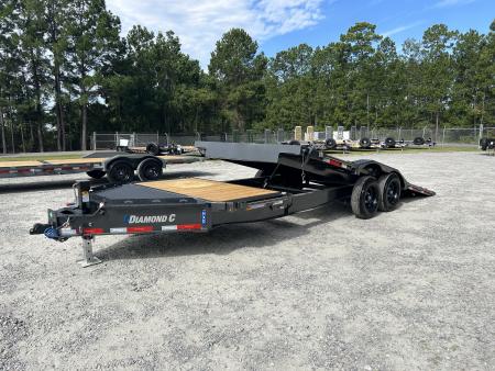 New 2027 Diamond C HXD Tilt Trailer, Drive Over Fender, Tilt Equipment Trailer with 8K Axles, (18ft + 4ft )