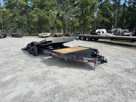 New 2027 Diamond C HXD Tilt Trailer, Drive Over Fender, Tilt Equipment Trailer with 8K Axles, (18ft + 4ft )