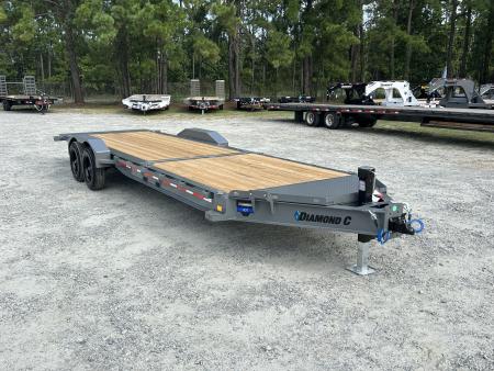 New 2027 Diamond C HDT Tilt Trailer, 82x24 ( 16ft+8ft ) 8K Axles, #13,220 lbs Payload