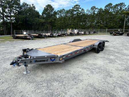 New 2027 Diamond C HDT Tilt Trailer, 82x24 ( 16ft+8ft ) 8K Axles, #13,220 lbs Payload