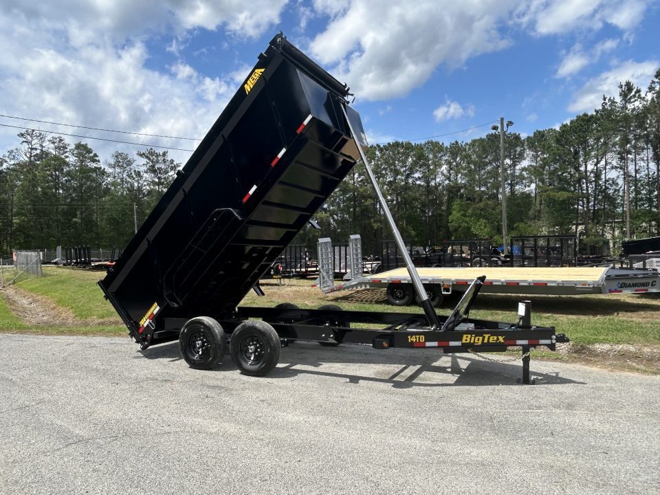 New 2027 Big Tex Trailers 14TD Dump Trailer, 7x16, 48" Sides, 6-Stage Telescopic