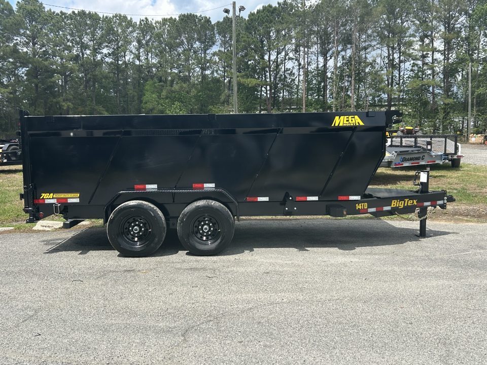 New 2027 Big Tex Trailers 14TD Dump Trailer, 7x16, 48" Sides, 6-Stage Telescopic