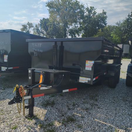New 2026 Texas Pride Trailers 7x14x3 TA Bumper Pull , 16k axles Dump Trailer
