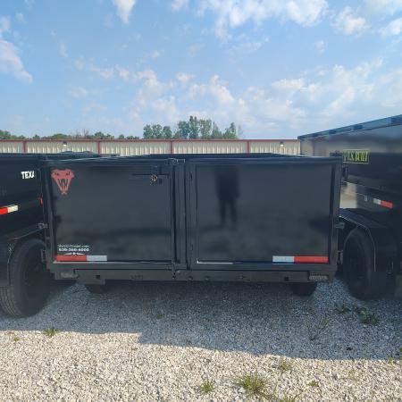 New 2026 Texas Pride Trailers 7x14x3 TA Bumper Pull , 16k axles Dump Trailer