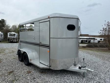 New 2027 Bee 2 Horse Slant Load w/Drops BP Horse Trailer
