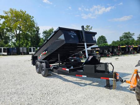 New 2026 Texas Pride Trailers 7x14x2 TA with spreader gate, 14K Axles Dump Trailer