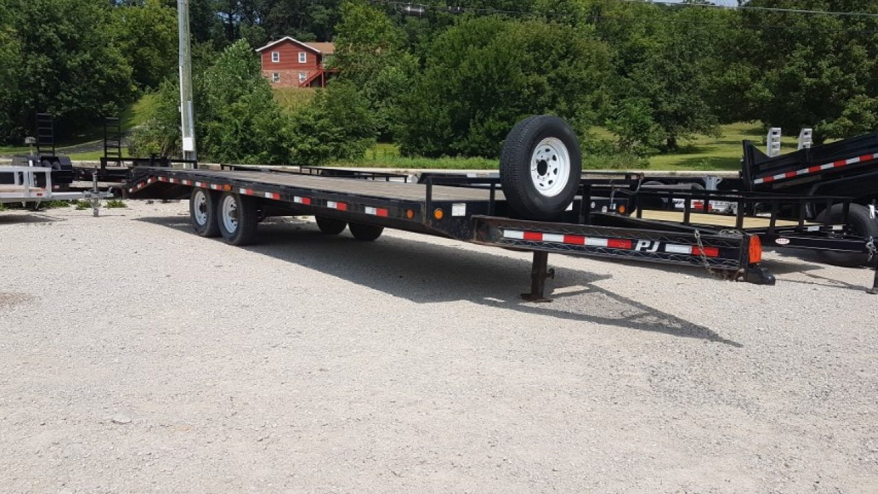 Used 2020 PJ Trailers 8.5 x 24 Deckover 14K Equipment Trailer