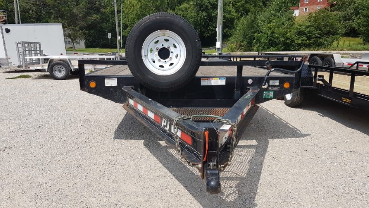 Used 2020 PJ Trailers 8.5 x 24 Deckover 14K Equipment Trailer