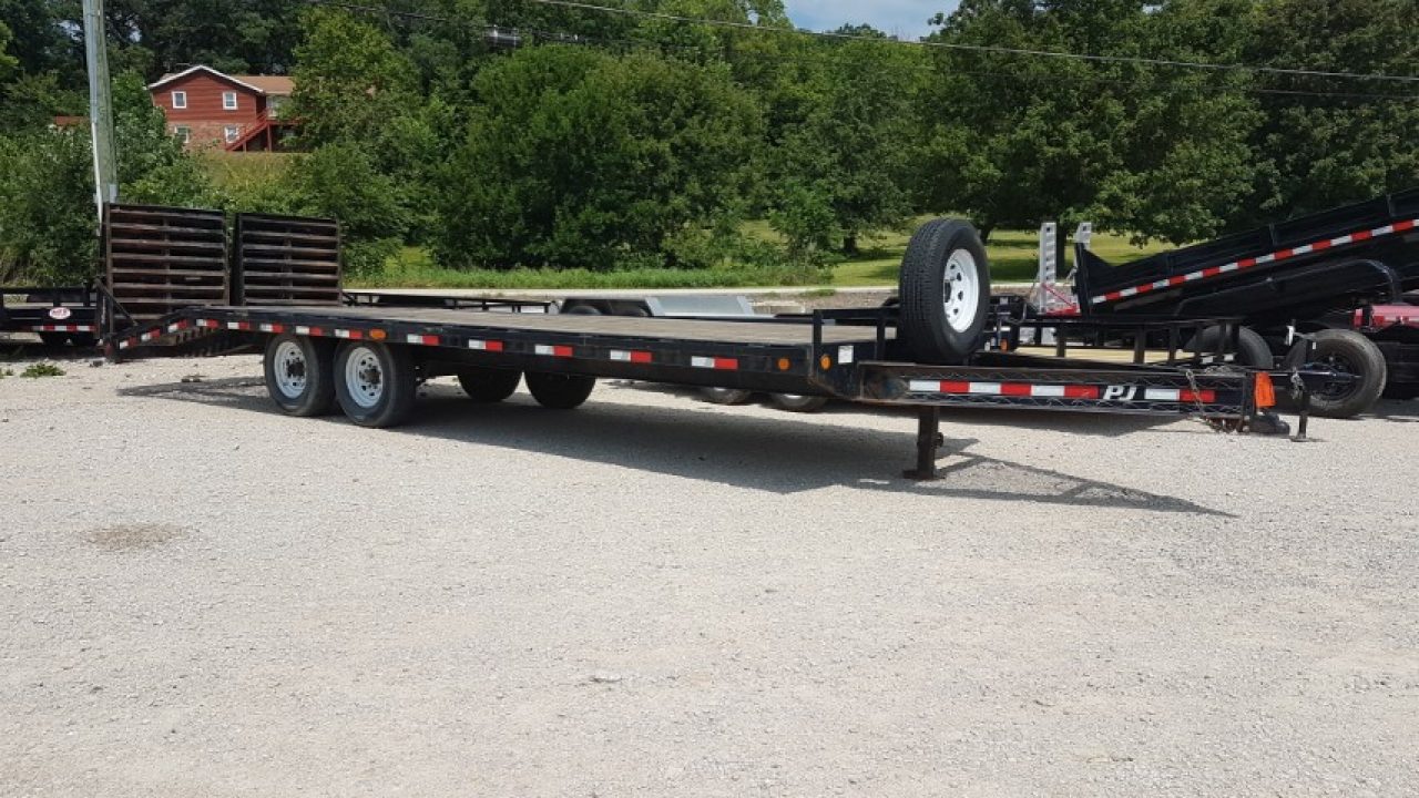Used 2020 PJ Trailers 8.5 x 24 Deckover 14K Equipment Trailer