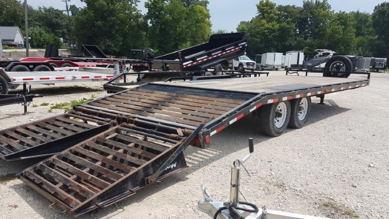 Used 2020 PJ Trailers 8.5 x 24 Deckover 14K Equipment Trailer