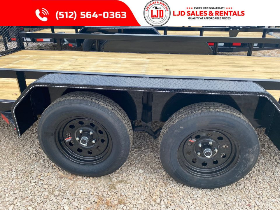 New 2027 Lacosta - 4' Gate - 83" x 18' Utility Trailer - 7K GVWR