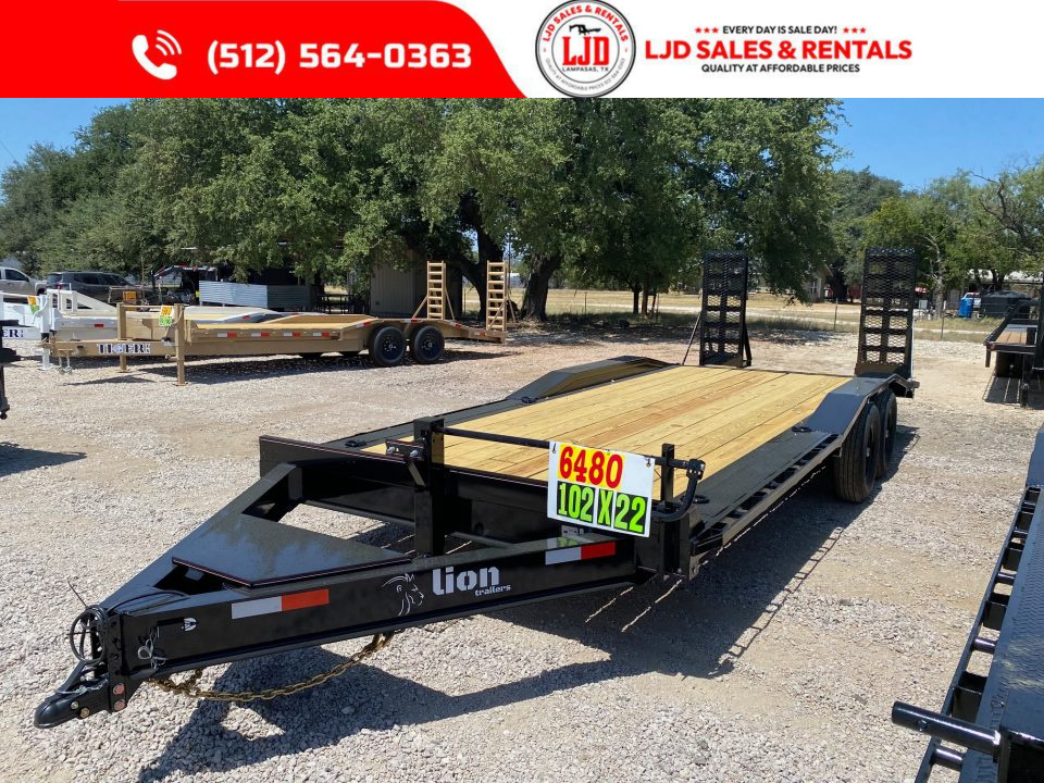New 2026 Lion - 102" X 22 - 14K GVWR - Car Hauler