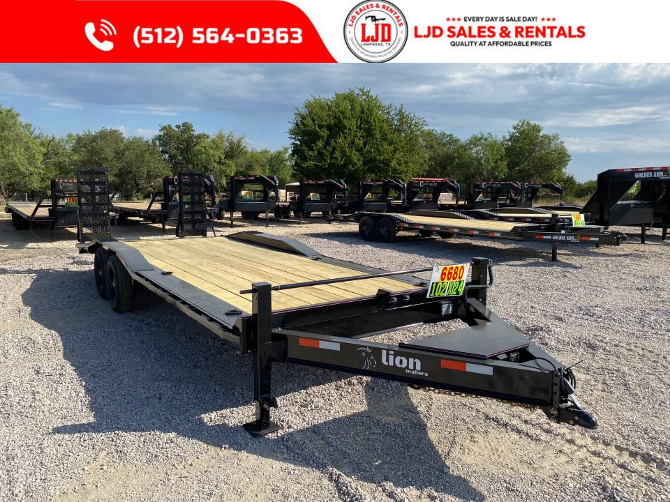 New 2026 Lion - 102  X 24 - 14K GVWR - Equipment Trailer