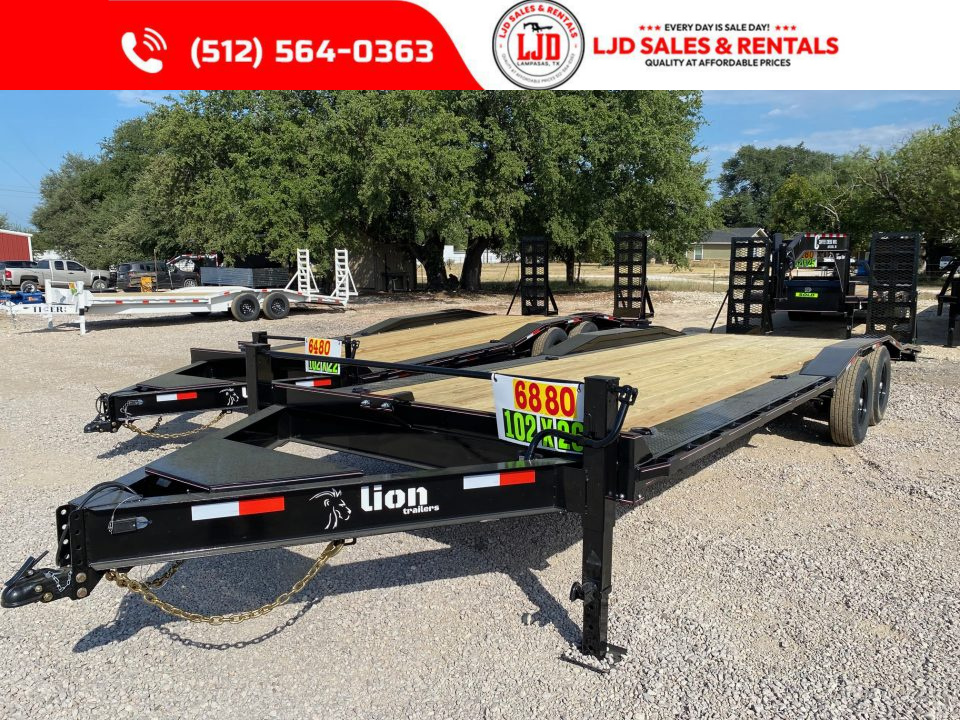 New 2026 Lion - 102" X 26 - 14K GVWR - Equipment Trailer