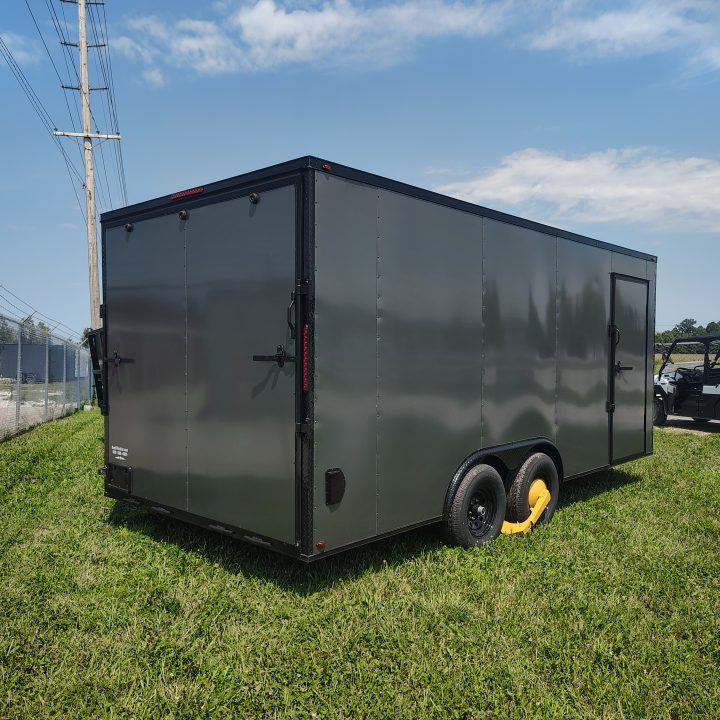 New 2026 Mammoth 8.5x18 TA ,7' interior height, 3.5k axles, ac/heat, 30 amp electrical package, .080 polycore Cargo / Enclosed Trailer