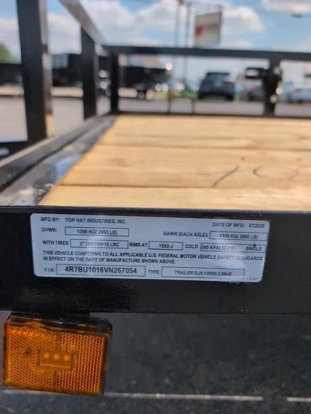 New 2027 Top Hat Trailers 5'X10' BP Utility Trailer Utility Trailer
