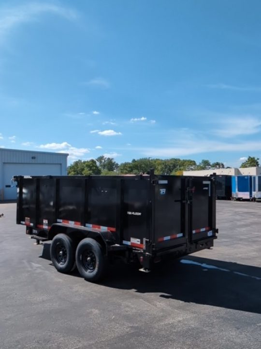 New 2026 TOP HAT TRAILERS 7x14 DX14 DUMP 4' SIDES Dump Trailer