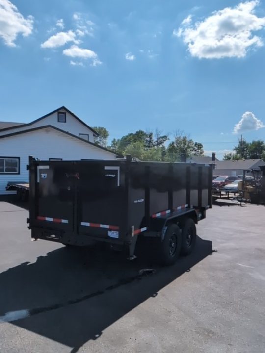 New 2026 TOP HAT TRAILERS 7x14 DX14 DUMP 4' SIDES Dump Trailer