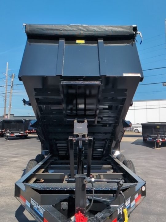 New 2026 TOP HAT TRAILERS 7x14 DX14 DUMP 4' SIDES Dump Trailer