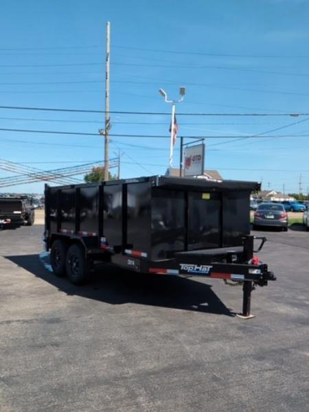 New 2026 TOP HAT TRAILERS 7x14 DX14 DUMP 4' SIDES Dump Trailer