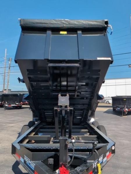 New 2026 TOP HAT TRAILERS 7x14 DX14 DUMP 4' SIDES Dump Trailer