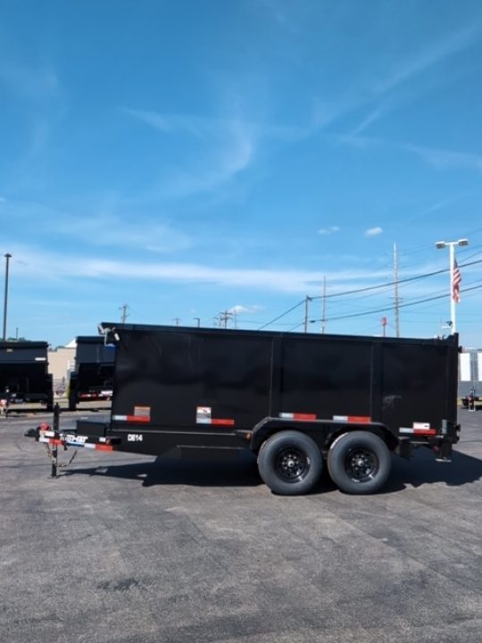 New 2027 Top Hat Trailers Channel Frame Economy Dump 14K 14 x 83 DE14 Dump Trailer