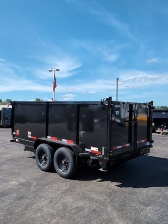 New 2027 Top Hat Trailers Channel Frame Economy Dump 14K 14 x 83 DE14 Dump Trailer
