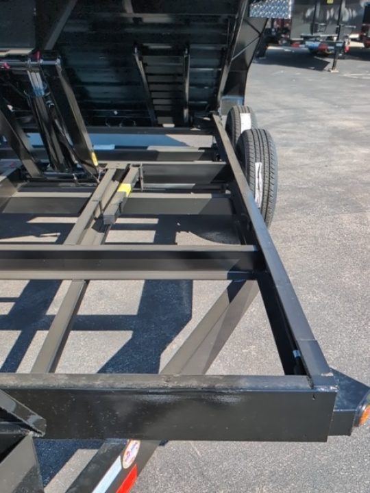 New 2027 Top Hat Trailers Channel Frame Economy Dump 14K 14 x 83 DE14 Dump Trailer