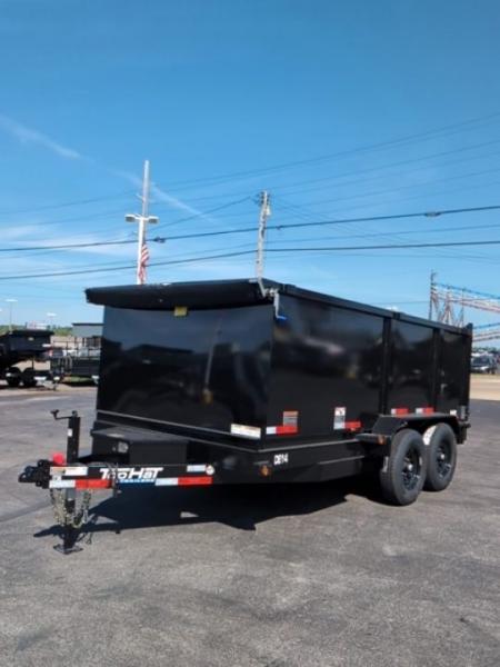 New 2027 Top Hat Trailers Channel Frame Economy Dump 14K 14 x 83 DE14 Dump Trailer