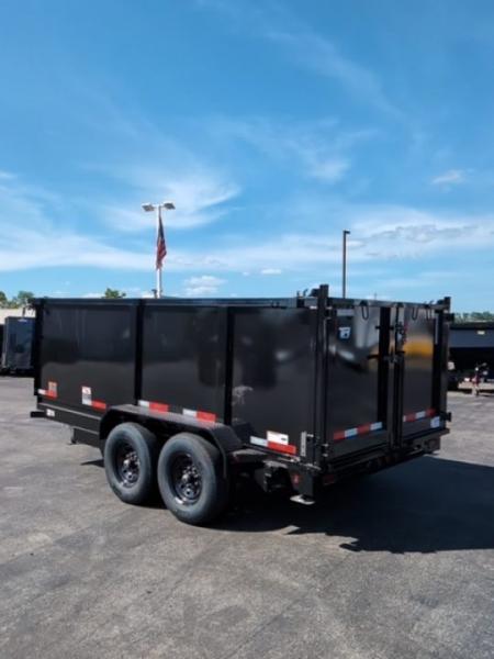 New 2027 Top Hat Trailers Channel Frame Economy Dump 14K 14 x 83 DE14 Dump Trailer